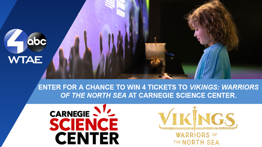 Enter for a chance to win 4 tickets to VIKINGS: Warriors of the North Sea at Carnegie Science Center